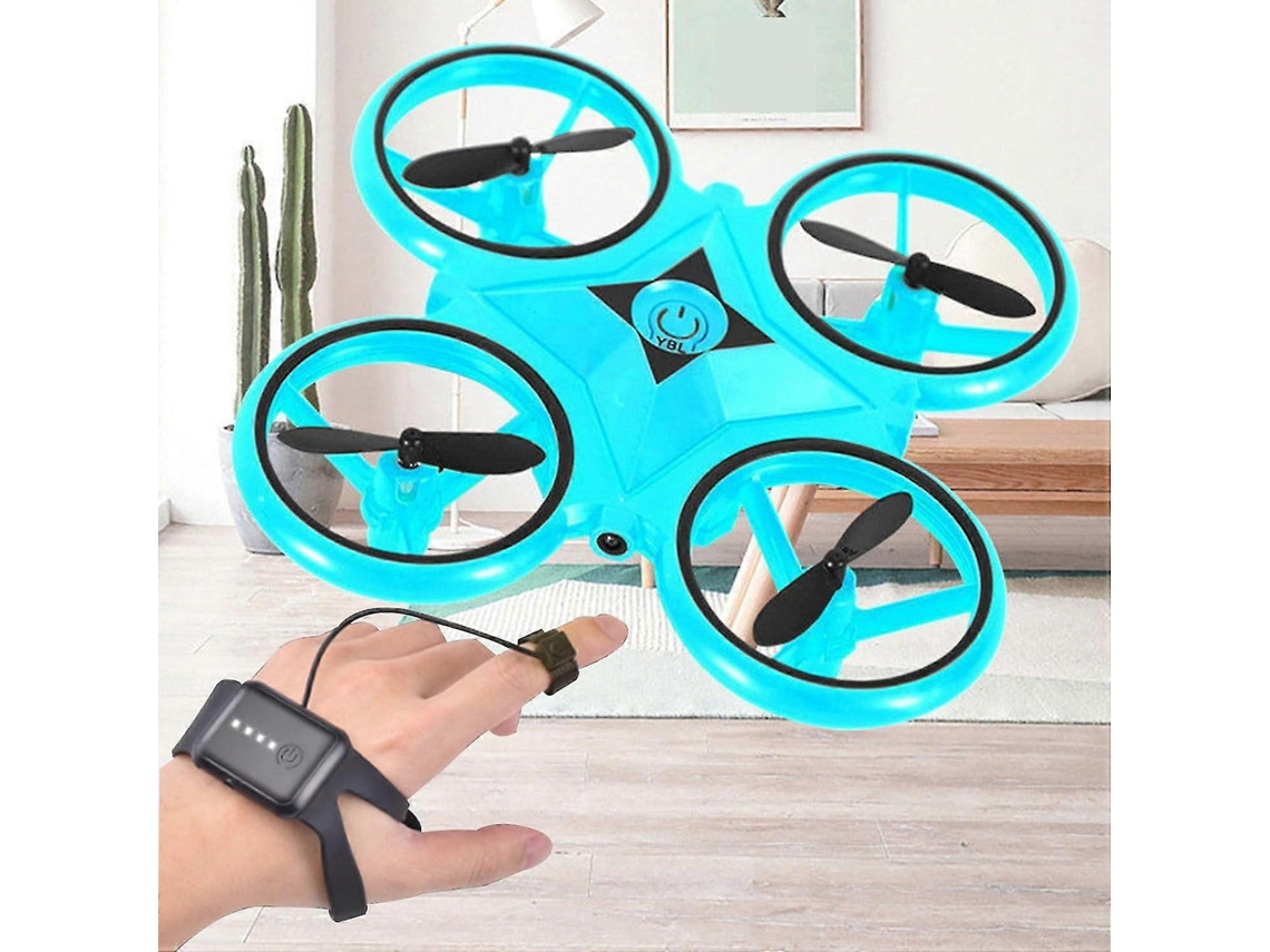 Dron con control de gestos, rotación de 360 ​​grados, cuadricóptero RC, sensor de manos, reloj inteligente, regalo para niños, Ly Ebike