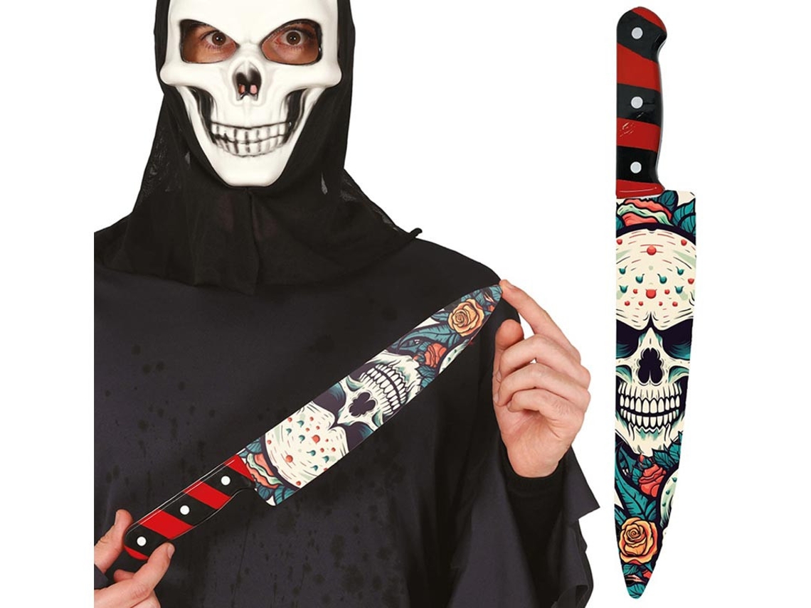 Cuchillo Calavera 37 cm