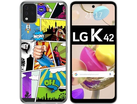 Carcasa Lg K42 TUMUNDOSMARTPHONE Comic Multicolor