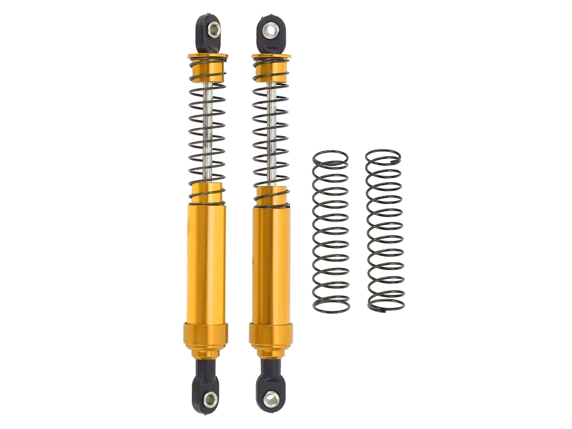 Amortiguador De Aceite Para Coche Rc De 115 Mm, Aluminio Cnc Resistente Al Agua Para Scx10 1/10 Rc Car Gold