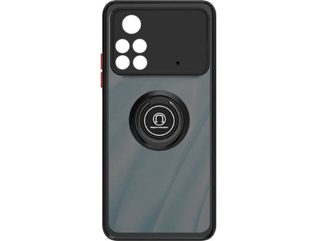 Carcasa para Xiaomi Poco X4 Pro 5G PHONECARE Magnetic Ring Anti Choque Negro