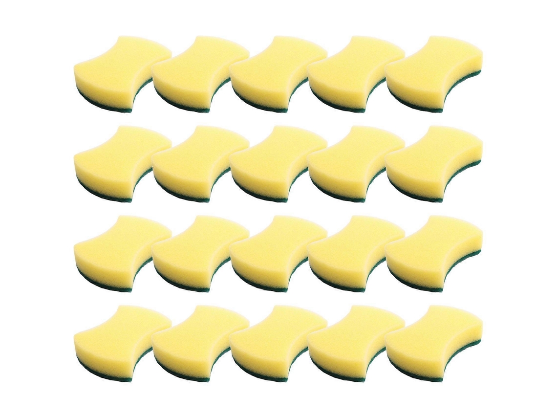 40 esponjas de limpieza para platos de cocina, baño y lavado de coches.