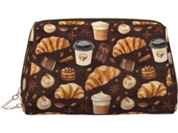 Neceser De Viaje Cuero Organizador Para Mujer Diseño Estampado Vacaciones