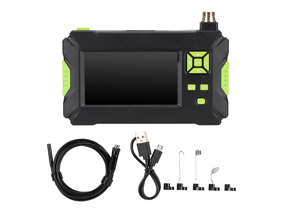 Endoscopio de tubo con pantalla LCD a color de 4,3 pulgadas y ángulo de visión de 70°