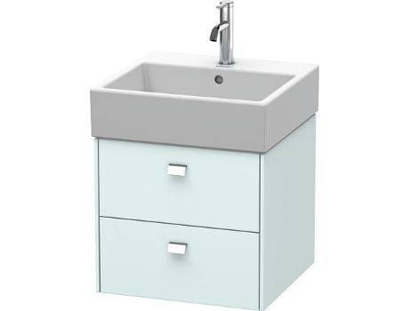Mueble bajo encimera DURAVIT Brioso 48,4 x 45,9 cm 2 cajones incl. hueco para sifón y delantal para lavabo Vero Air 235050