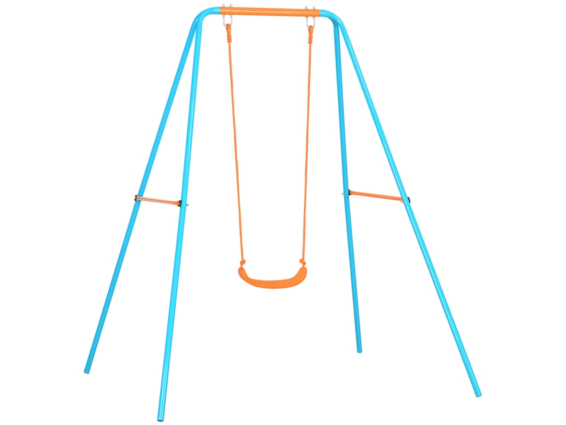 Columpio tipo nido con tienda de campaña, Ø100 cm, cuerdas ajustables, impermeable, hasta 150 kg, azul verdoso ZENCORE SERVICES