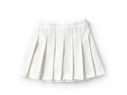 2026-falda Mini Plisada De Tenis Para Niñas Con Cintura Alta Y Cremallera, Talla 170cm (15-16 Años)