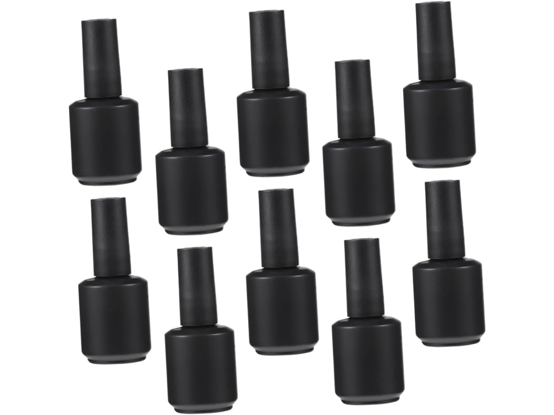 De 10 Frascos De Vidro Reutilizáveis Para Esmalte Em Gel - Ideal Para Unhas E Produtos De Beleza