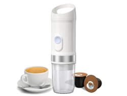 Cafetera espresso portátil con batería recargable y bomba de 20 bares