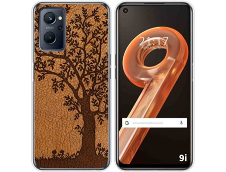 Carcasa Realme 9i TUMUNDOSMARTPHONE Dibujos Cuero 03 Multicolor