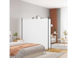 Biombo/separador de ambientes con 2 paneles | Separador de ambientes | Separador de ambientes 348x180 cm Tela blanca