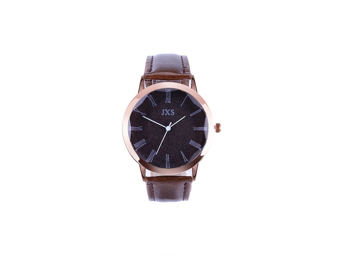 Reloj De Pulsera Analógico De Cuarzo Para Mujer Con Correa De Pu, Estilo Moderno (café)
