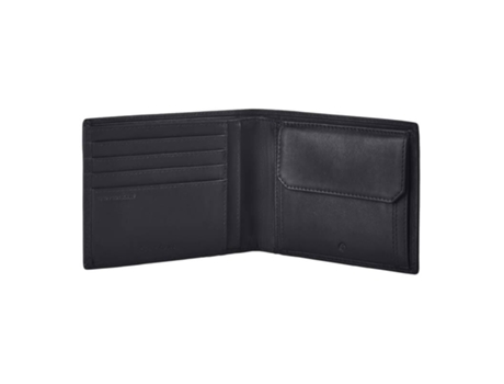 Samsonite Carteira De Homem 4Cc Com Porta-Moedas Ataque 2 Slg Preta