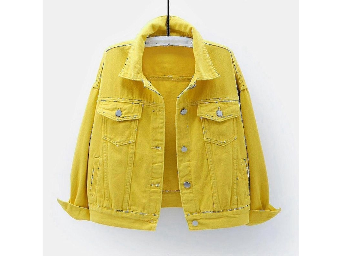 2026-chaqueta Vaquera De Manga Larga Para Mujer Abrigo De Otoño Invierno Talla S-xxxl Sólido