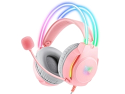 Auriculares para juegos con cable RGB Hengrongshen X26 USB de 3,5 mm