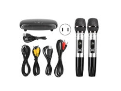 Micrófono Inalámbrico K8 Para Karaoke En Sala De Estar, Tv, Teléfono Móvil, Micrófono Metálico, Bluetooth, Fibra