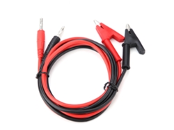 2 Cables De Prueba Con Conector Banana Y Pinza De Cocodrilo P1040 Para Laboratorios E Instalaciones Eléctricas