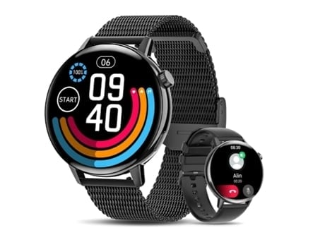Reloj inteligente con función de teléfono Llamadas Bluetooth 1 Pantalla táctil completa de 32 pulgadas 20 modos deportivos Reloj de fitness para Ip...