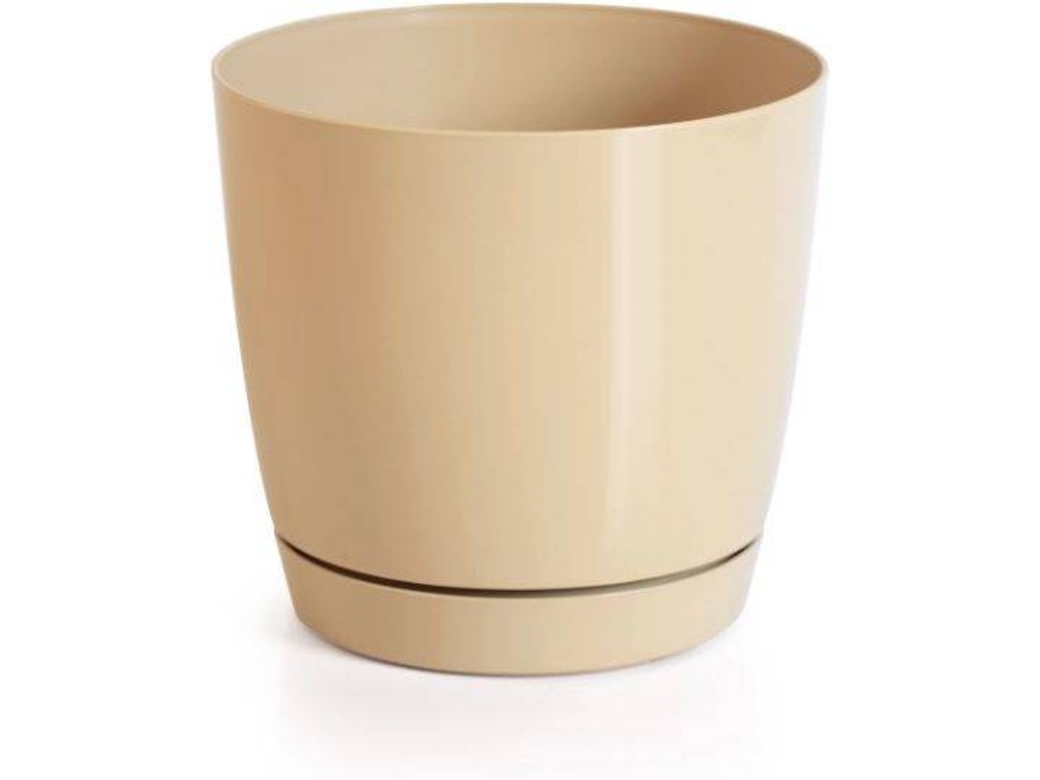 Maceta PROSPERPLAST Coubi Round P (Beis - 12 x 12 x 11 cm)