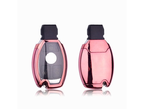 Funda de la cubierta de la caja de la llave de pc + tpu, soporte de carcasa protectora[Rosa]