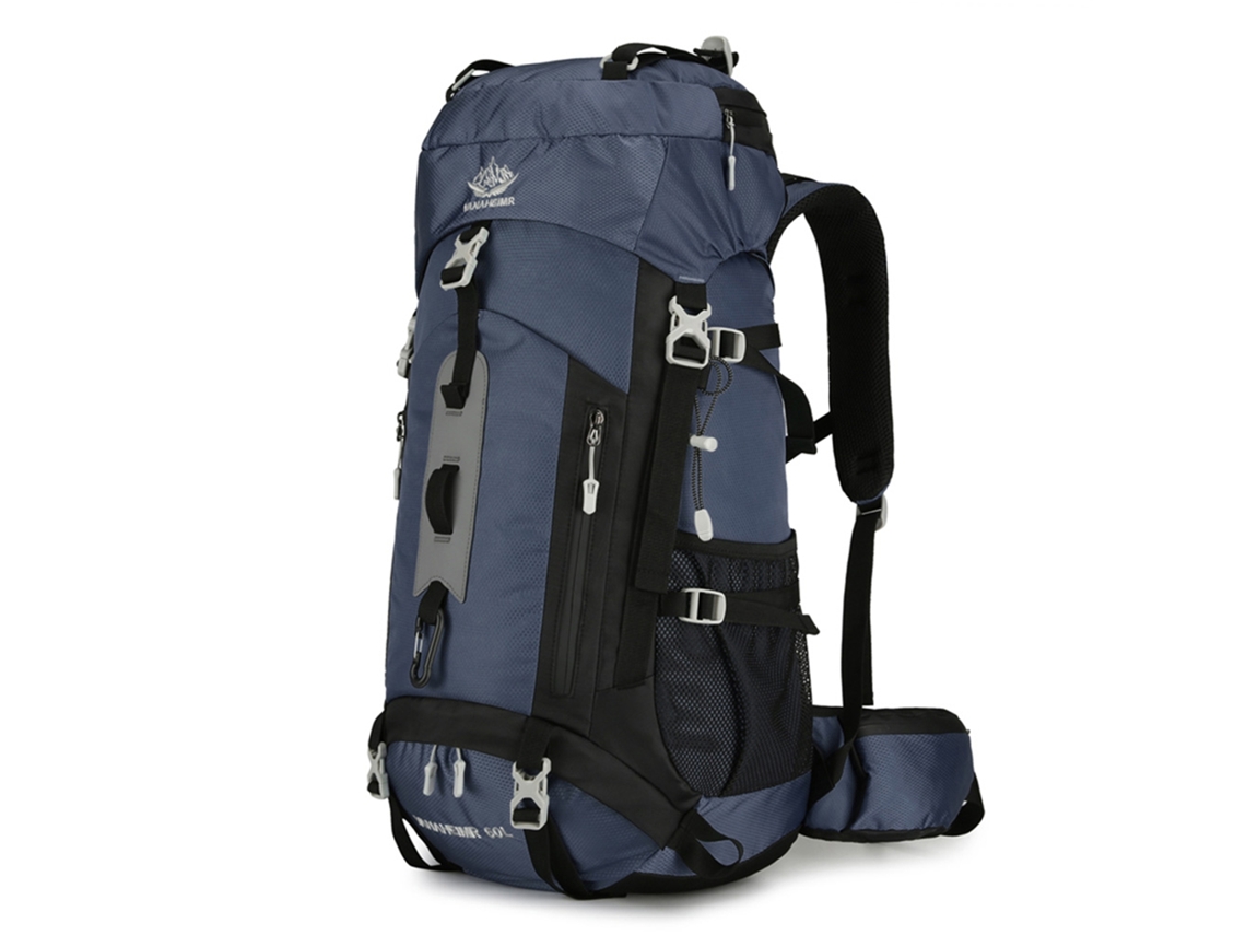Mochila De Trekking Impermeable De 60 Litros Con Funda Para La Lluvia, Ideal Para Acampar Y Practicar Montañismo.