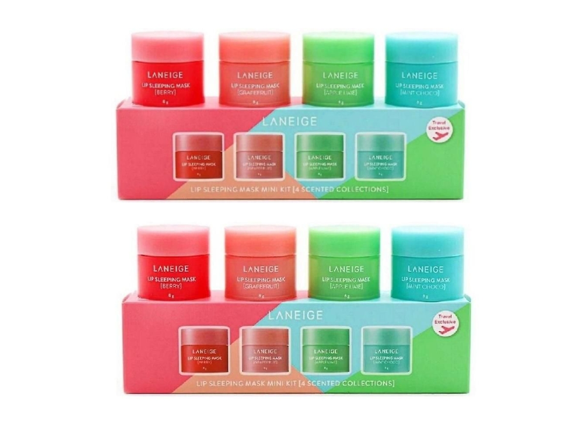 Set Mini De 8 Mascarillas Labiales Nocturnas Hidratantes Laneige - 2024