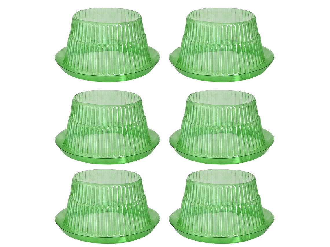 Anillo Protector Anticaracoles Para Plantas - Repelente De Pet Verde Sin Químicos, 24 Cm
