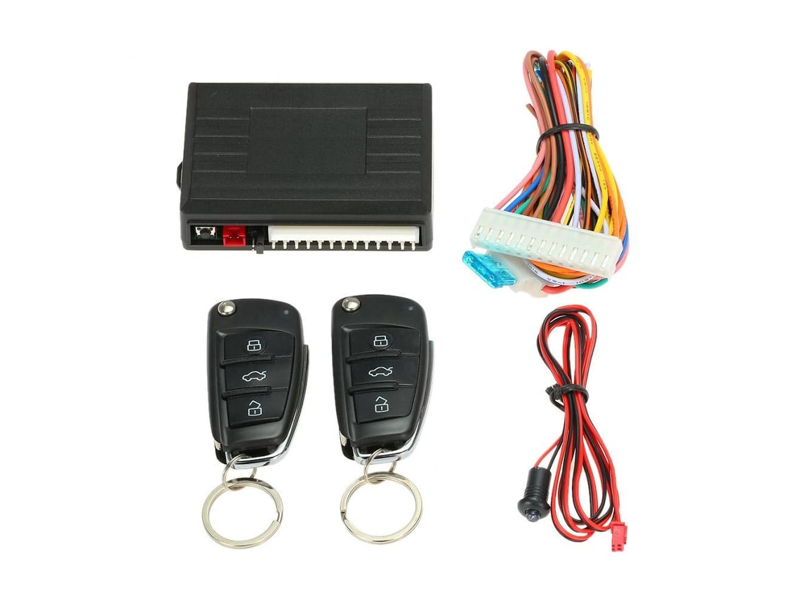 Cerradura Universal Para Puertas De Coche, Sistema De Entrada Sin Llave, Kit De Cierre Centralizado Con Mando A Distancia, Alta Durabilidad.