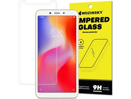 Protector Cristal Templado Xiaomi Redmi 6 Lmobile 9H Transparente