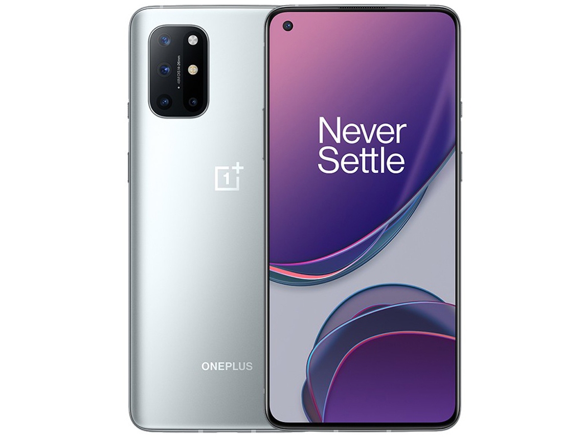 Smartphone ONEPLUS 8T 5G Duplo SIM 8/128 GB Plateado Reacondicionado Señales de Uso