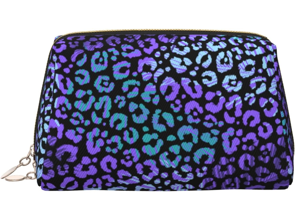 Neceser De Viaje Cuero Organizador Para Mujer Diseño Estampado Vacaciones