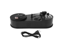Reproductor de vinilo (convertidor USB a MP3, salida estéreo de 3,5 mm)