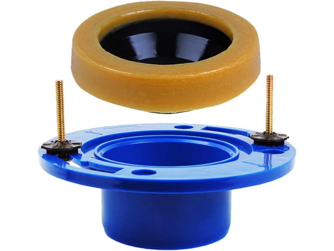 Anillo Cera Inodoro Tornillos Brida, Kit Instalación Baño