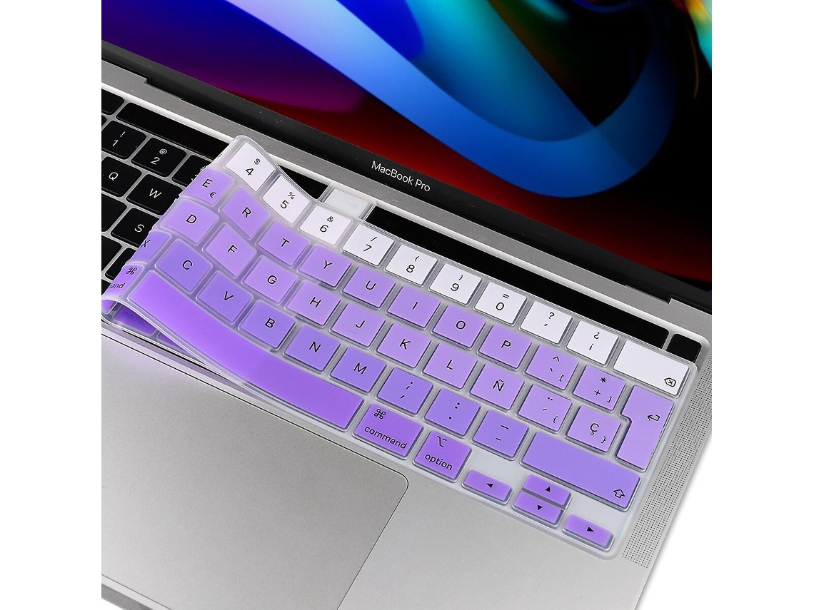 Protectores de teclado para MacBook, funda de silicona Everley891