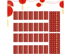 Pacotes Vermelhos Para O Ano Do Cavalo, 30 Envelopes Prateados Festivos, Artigos Comemoração, Sacolas De