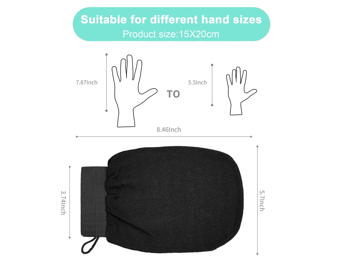 Luvas De Massagem Corporal Para Banho E Chuveiro Com Escovação E Limpeza