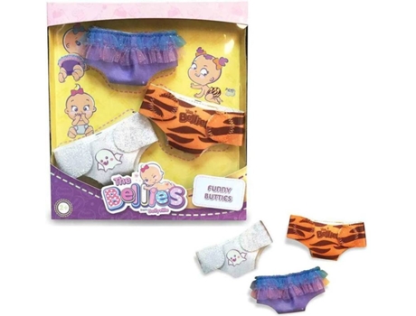 Muñeca FAMOSAFEBER Funny Butties (3 años - 21.6 x 14.6 x 1.6 cm)