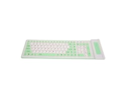 Teclado inalámbrico plegable de silicona 2.4G con 107 teclas