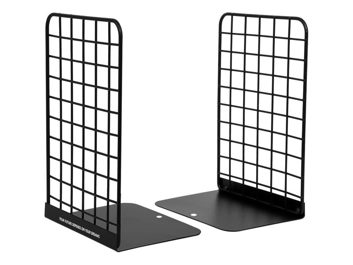 Sujetalibros De Metal, Par De Diseños Geométricos Modernos, Grandes Y Resistentes Para La Cocina.