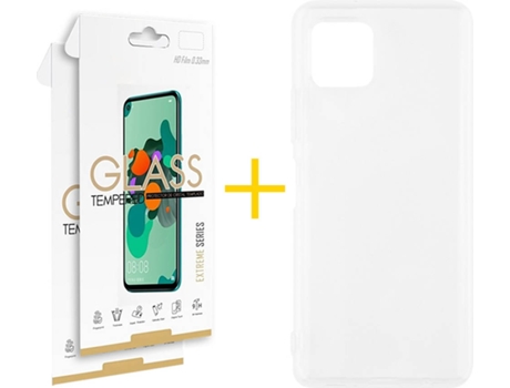 Carcasa + 2 Protectores de Pantalla para Oppo A73 5G SKYHE Transparente Claro