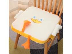 Asiento elevador antideslizante y extraíble para silla de comedor Eifson, 5 cm (pato)