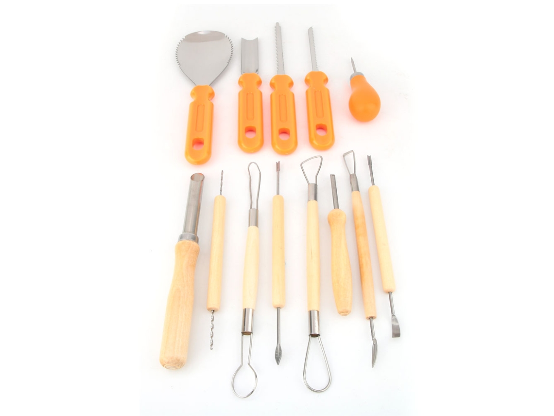Kit de corte de calabaza para niños (DIY) para bombillas con herramientas