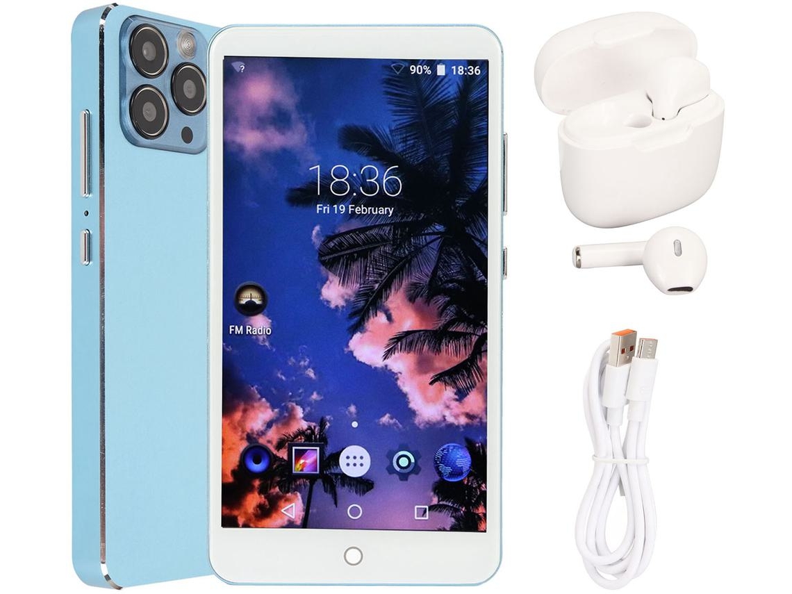 Reproductor MP4 Bluetooth YIZHOOD MP02 5.0Inch 8G ROM 128G RAM (Azul)