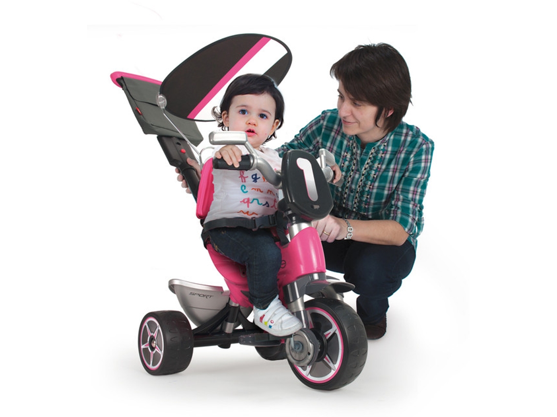 Triciclo INJUSA Evolutivo Body Trike Sport Rosa Edad Minima 10 Meses 106 x 46.2 x 98 cm Worten.es
