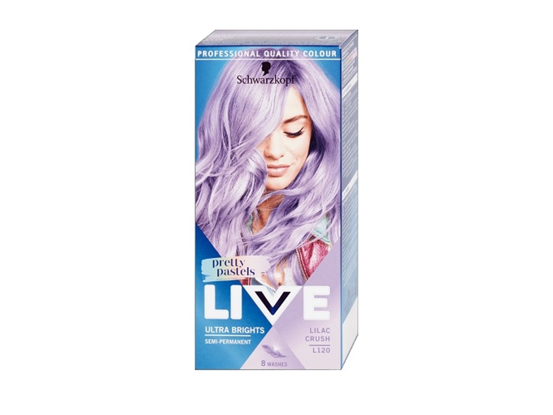 Tinte para el cabello Live Ultra Brights Pretty Pastels L120 Lilac Crush de Schwarzkopf