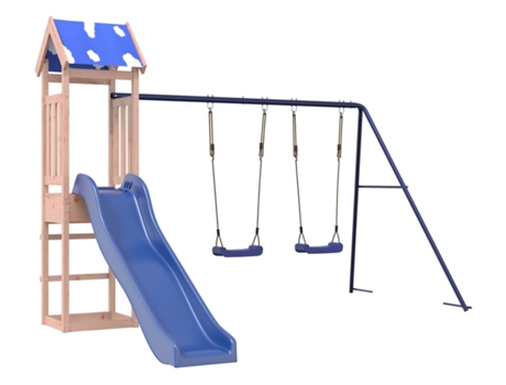 Parque Infantil De Exterior VIDAXL Marrón Madera
