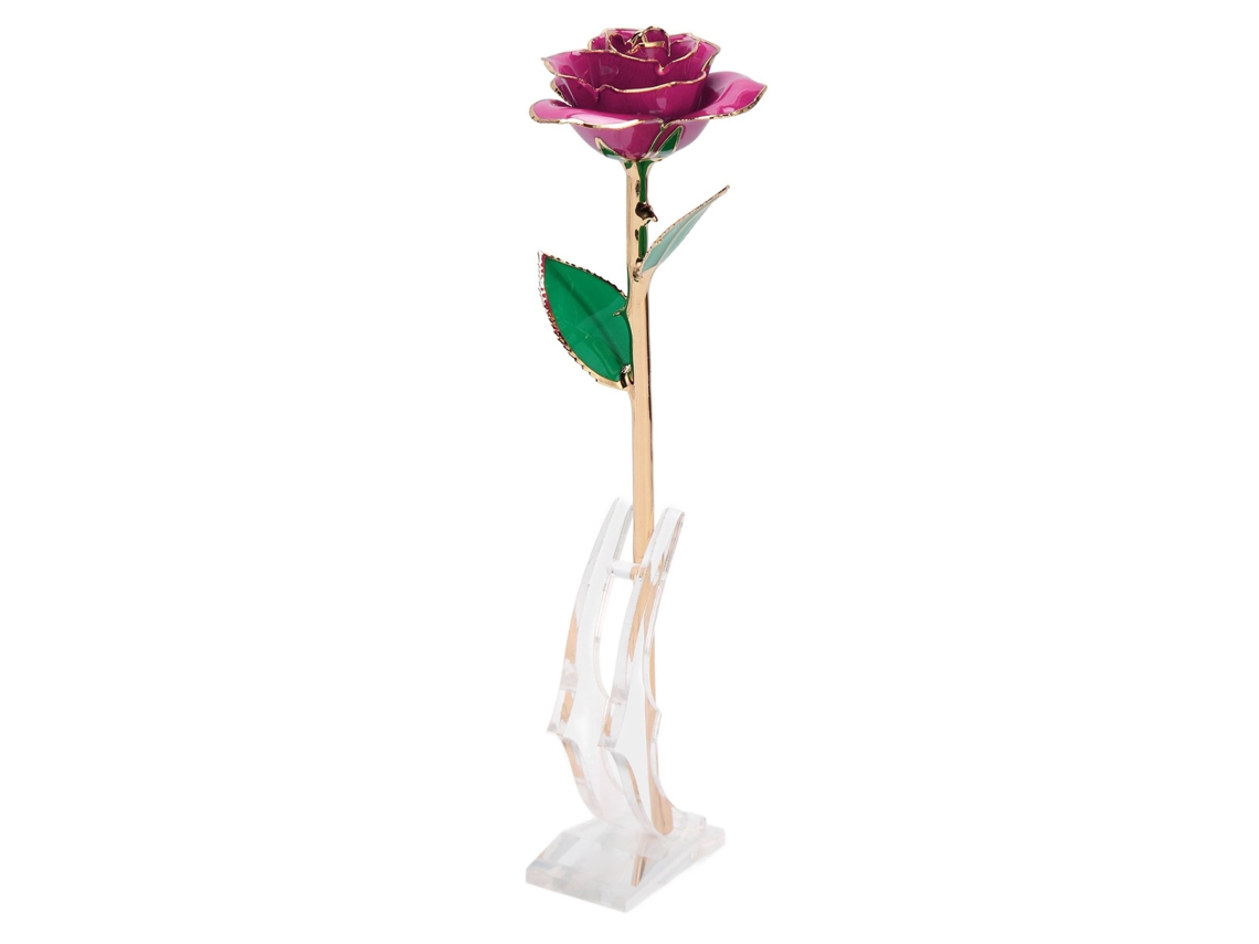Base de oro rosa de 24k para madre, esposa, novia, morado