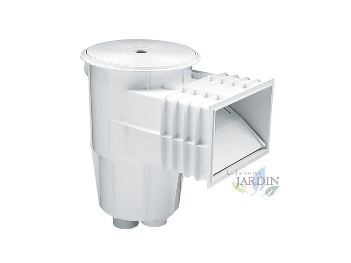Skimmer 15 Litros Blanco Boca Standard Y Tapa Circular SUINGA