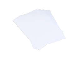 20 Hojas De Papel Adhesivo Brillante Holográfico Transparente Para Impresoras Láser De Inyección De Tinta.