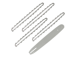 2026-4-pack Cadenas De Motosierra Con Barra Guiadora 14 Pulgadas, 52 Eslabones, Acero Inoxidable